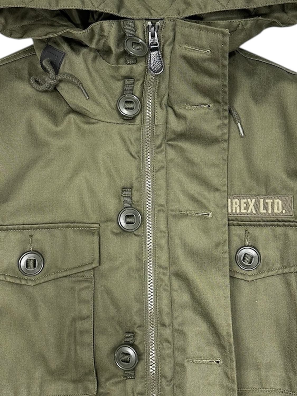 Avirex Field Hooded Jacket (Khaki) 상품이미지6