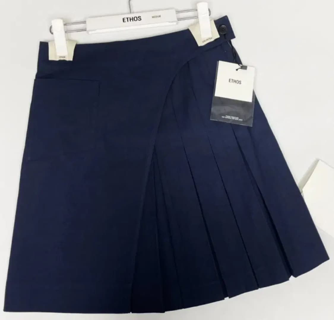 에토스 하프 플리츠 미디 스커트 M 상품이미지2