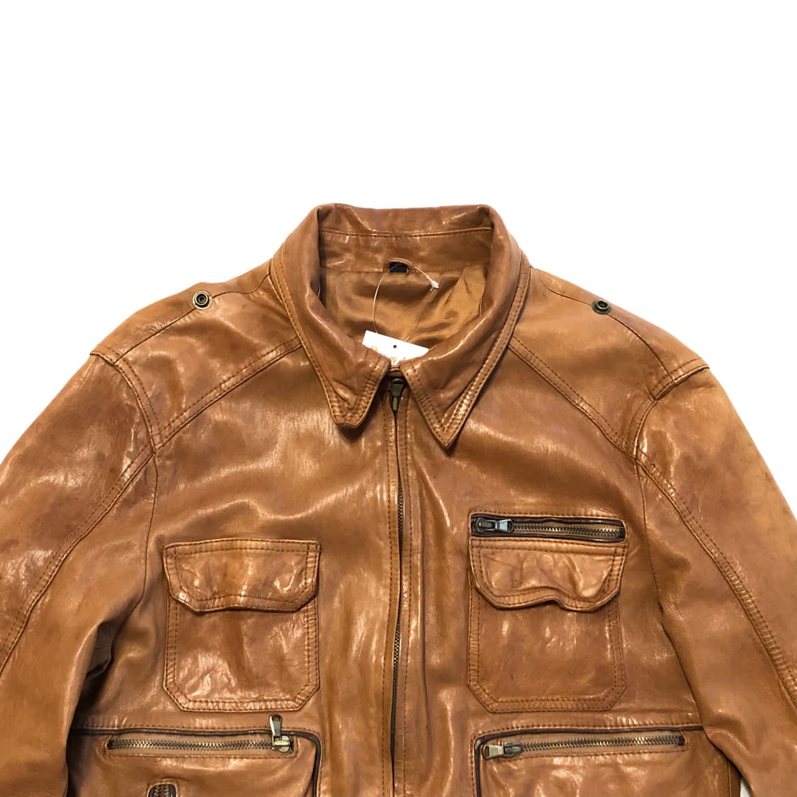 빈티지 에디슬리먼맛 레더자켓  상품이미지3
