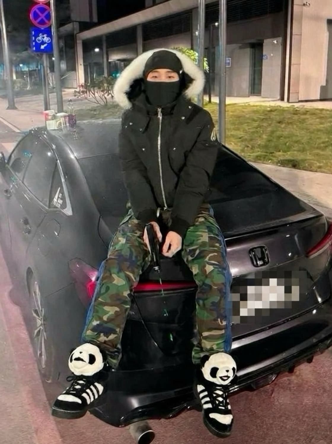 BLESS  카무플라주 투톤 데님팬츠 상품이미지1