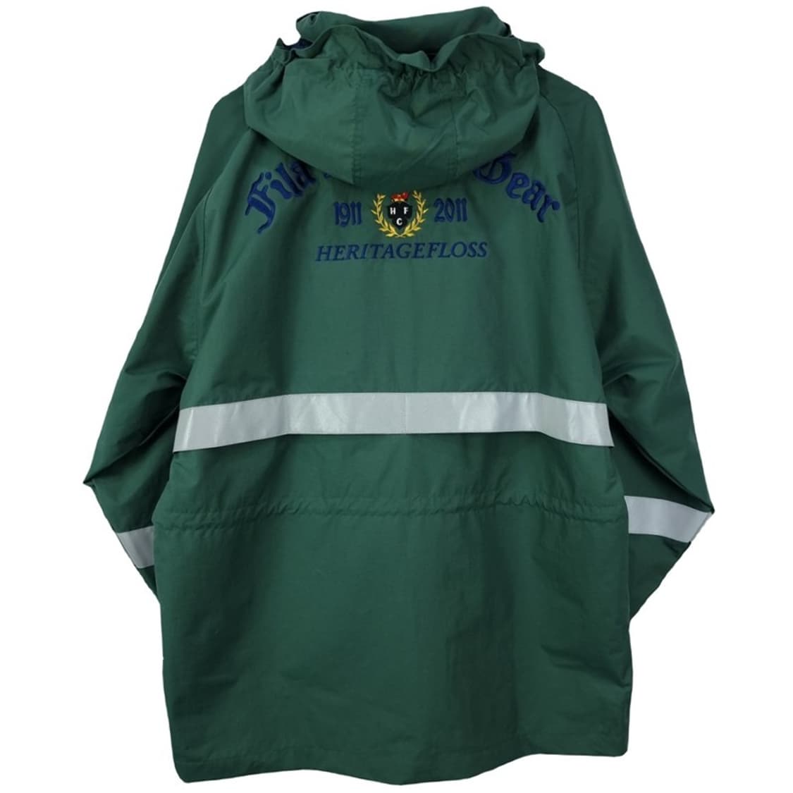 [휠라 X 헤리티지플로스] (새상품) 오버핏 바람막이 자켓 M19701 상품이미지3