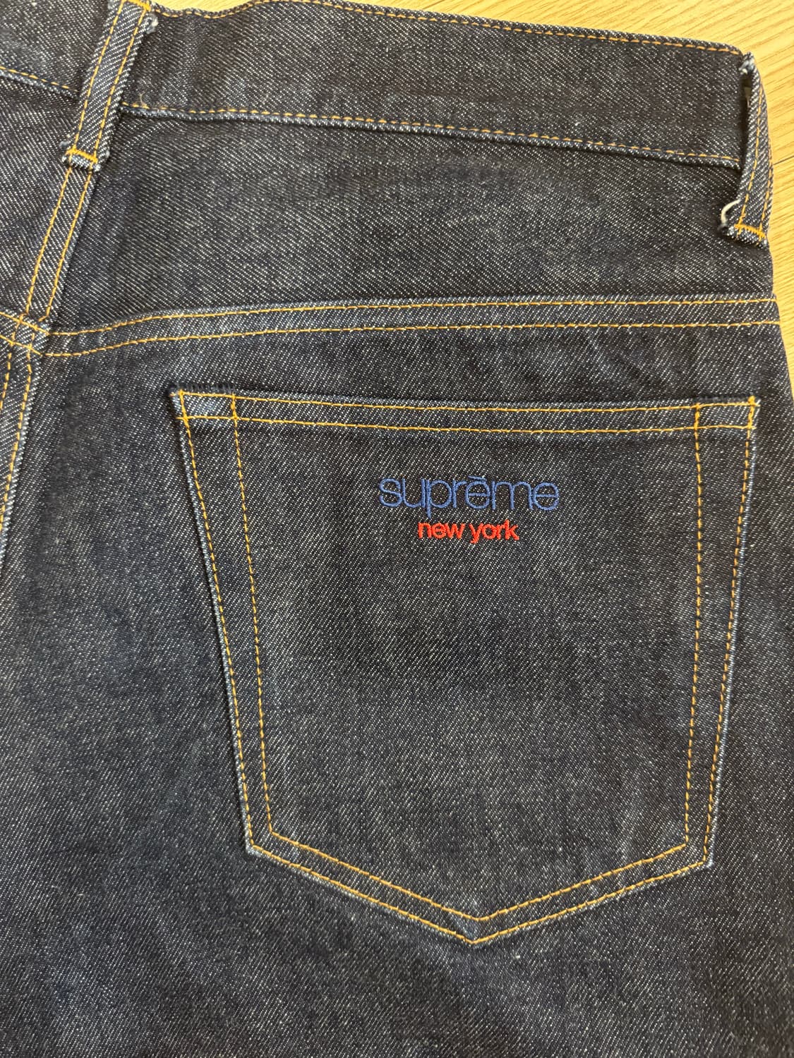 슈프림 배기진 셀비지 32사이즈 상품이미지3