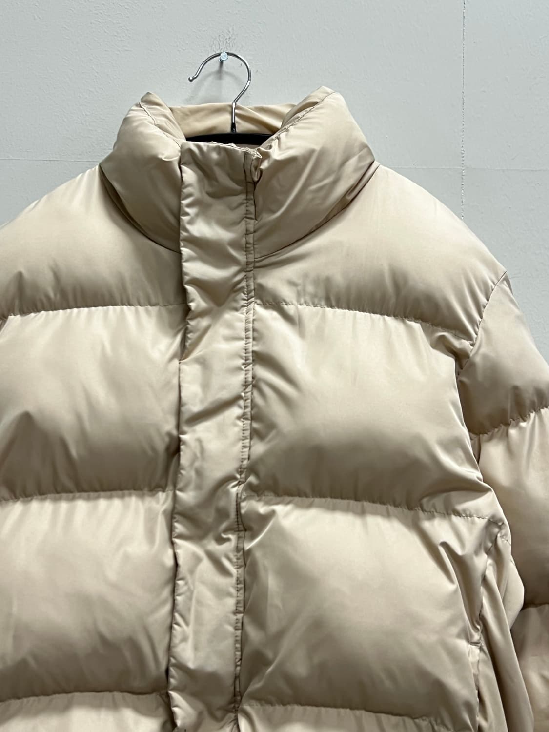 인터크루 푸퍼 솜 패딩 베이지 상품이미지3