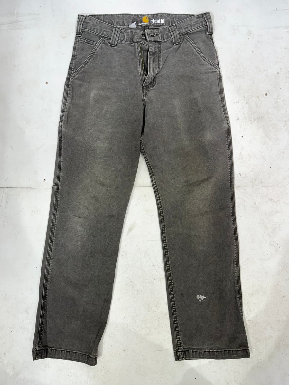 칼하트 와이드 relaxed 그레이 워크 팬츠 바지  상품이미지4