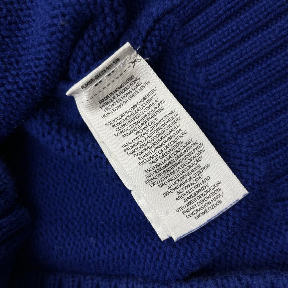 폴로 랄프로렌 레드포니 코발트블루 니트 M 상품이미지5