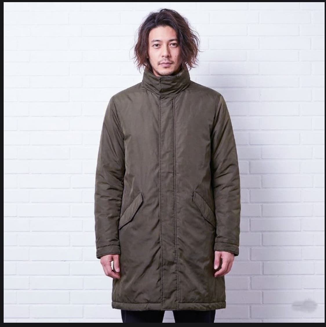 100 / ZARA / 카키 롱자켓 야상/개파카 /토1107-조 상품이미지1