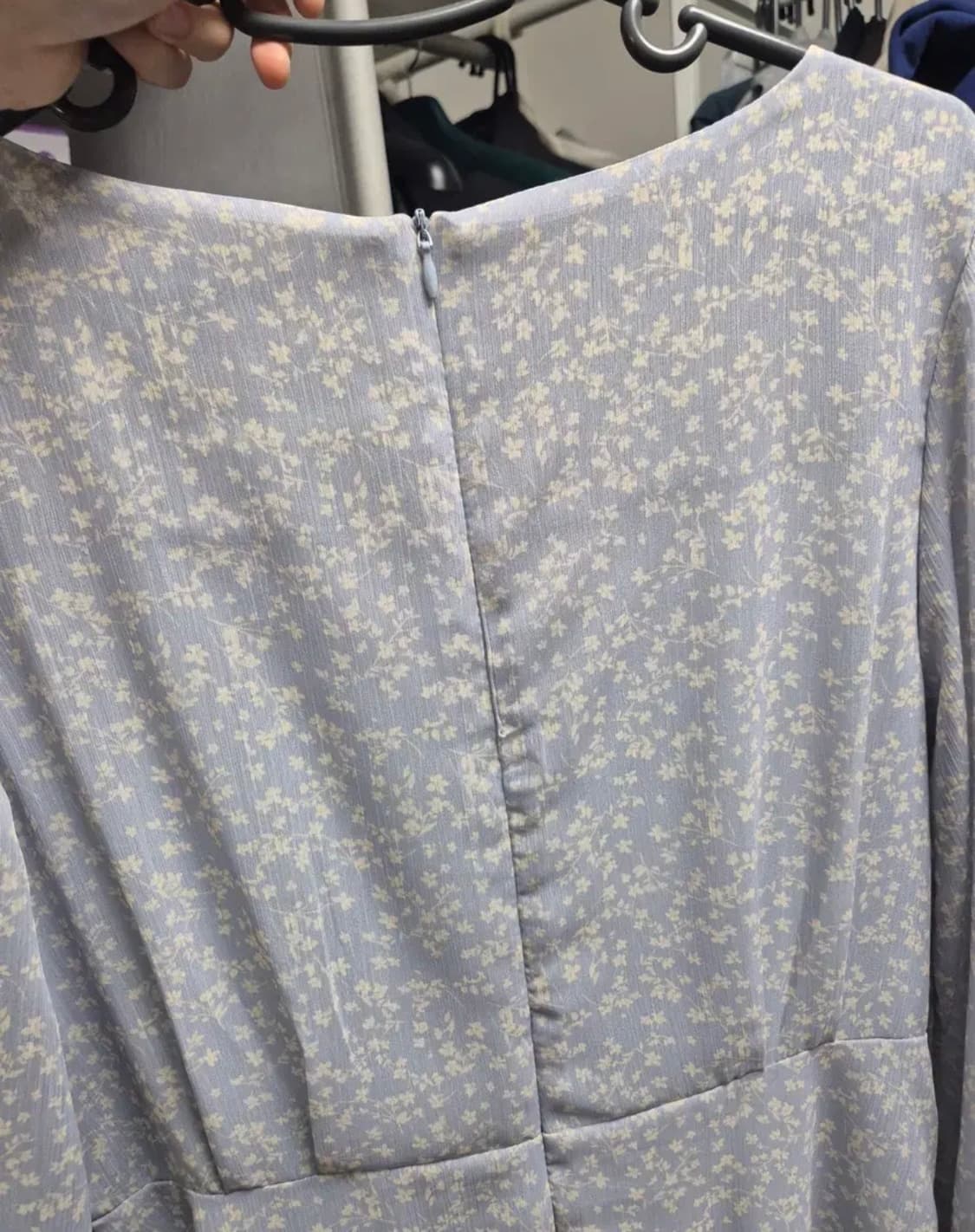 [무배] 아뜨랑스 블로썸 스퀘어넥 쉬폰 미니 원피스 상품이미지2