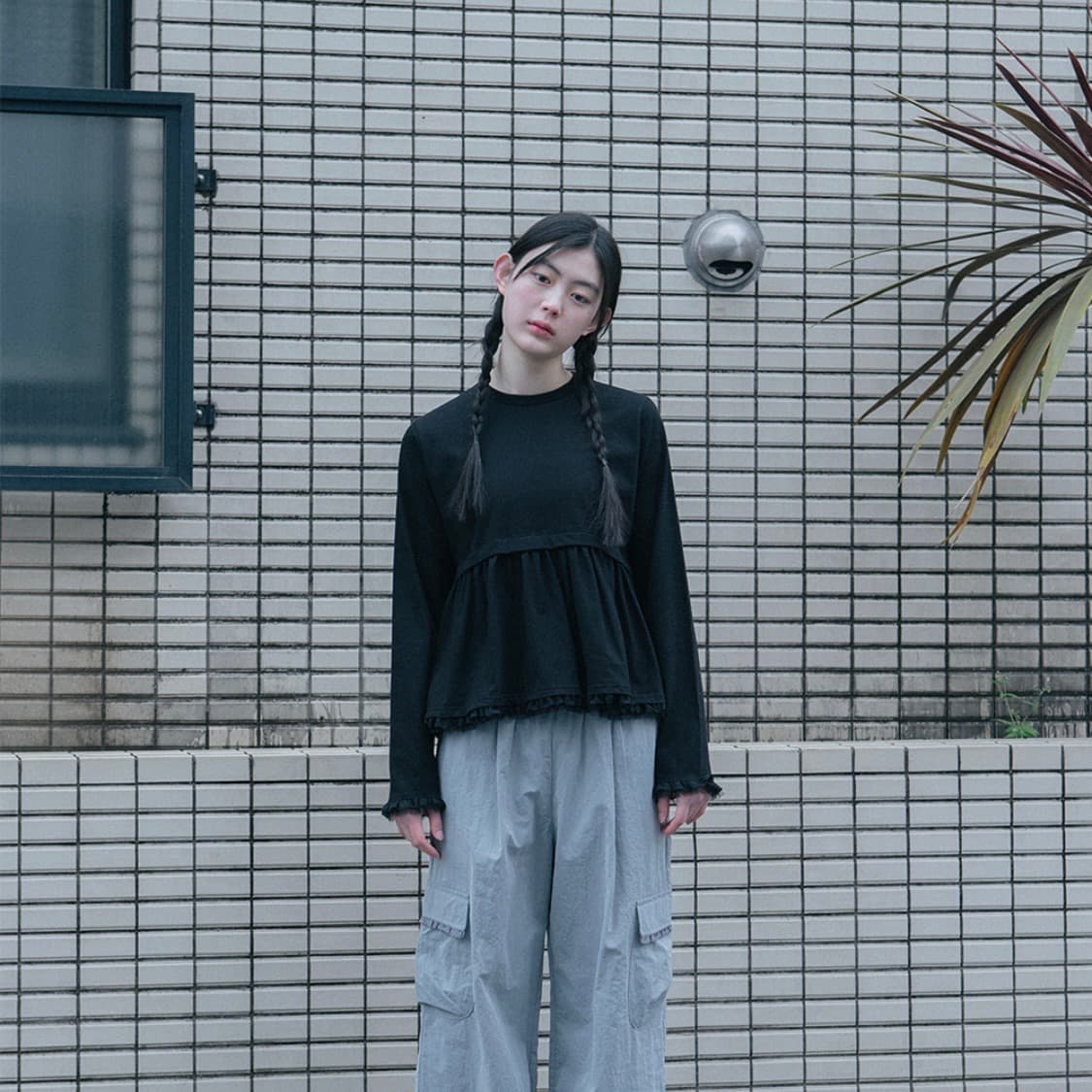 [OHESHIO] frill long t-shirt 상품이미지4
