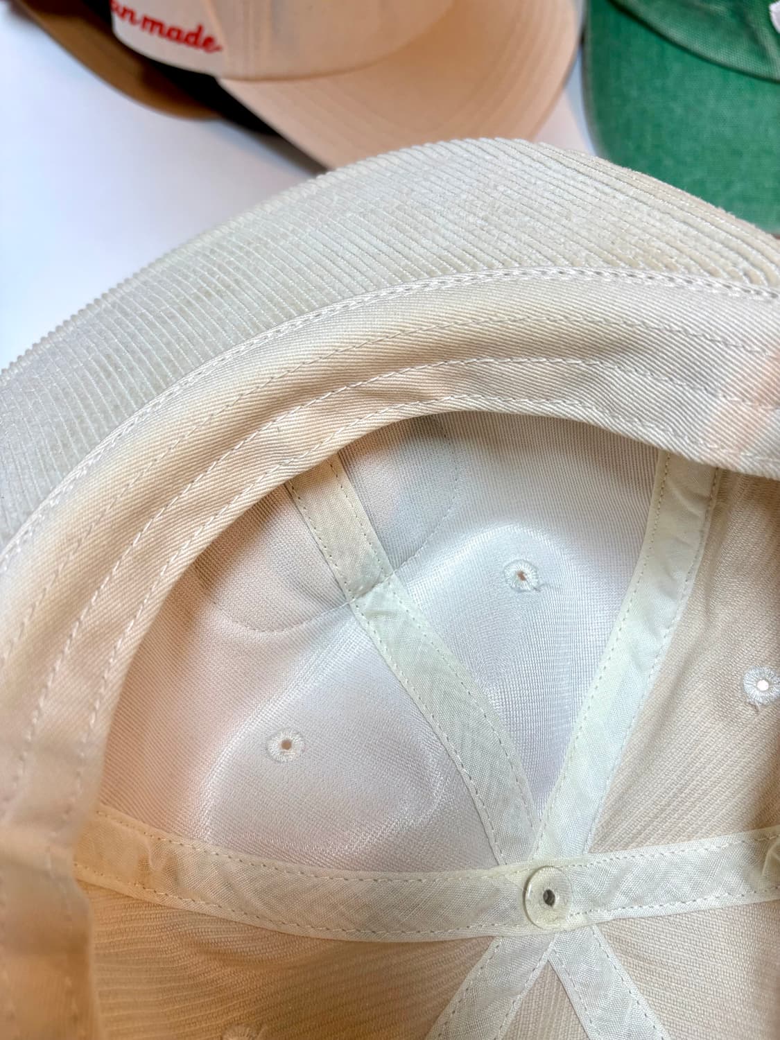 휴먼 메이드 코듀로이 캡 - 아이보리 상품이미지7