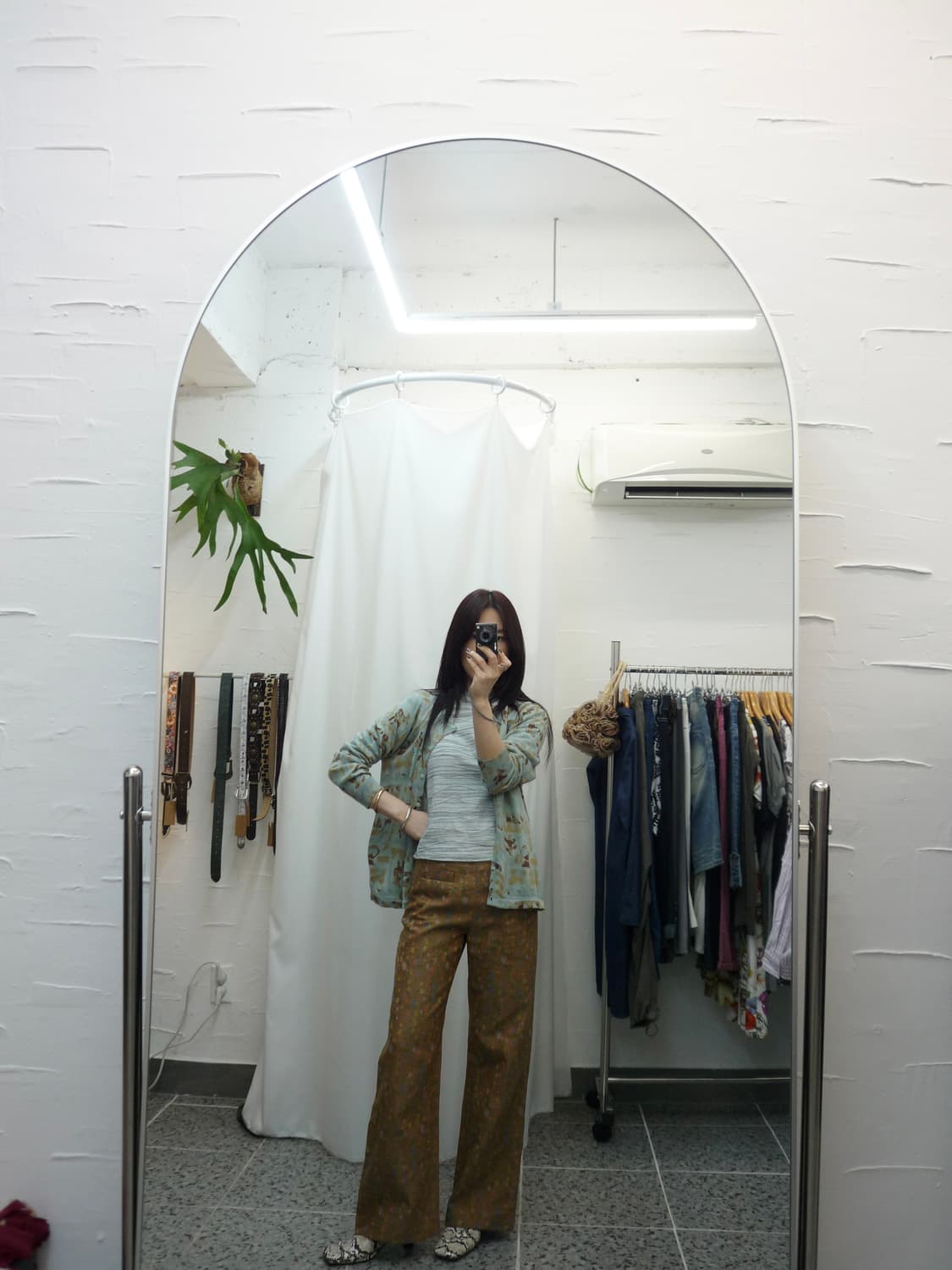 Mint pattern cardigan 상품이미지2