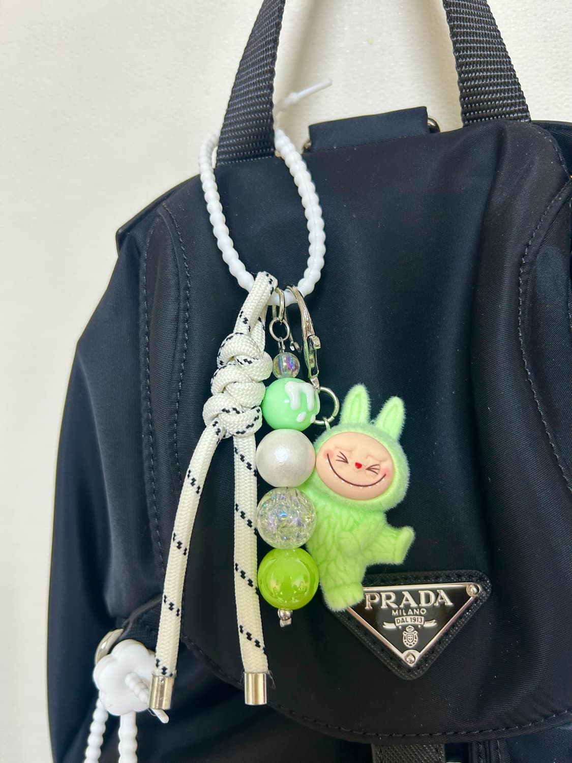 (5)🧘요가하는 미니 라부부 키링💚 상품이미지3