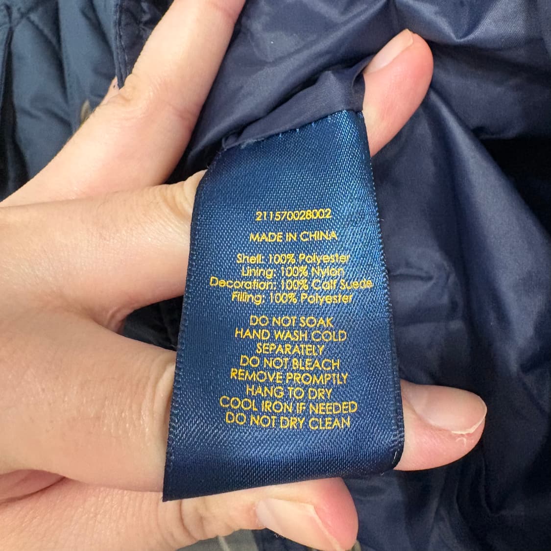 폴로 랄프로렌 퀄팅 조끼 상품이미지4