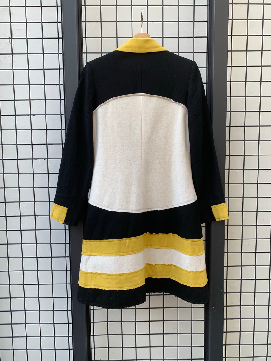 모스키노 컬러 블로킹 코트 상품이미지6