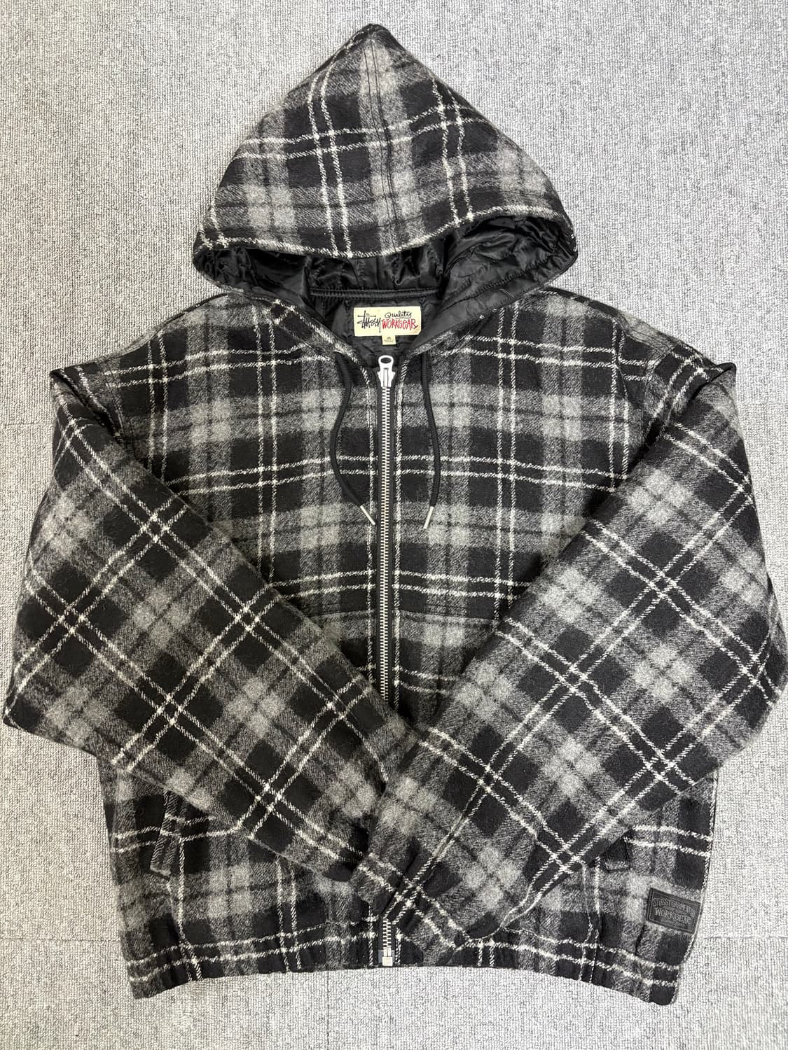Stussy wool plaid  work jacket m 상품이미지2