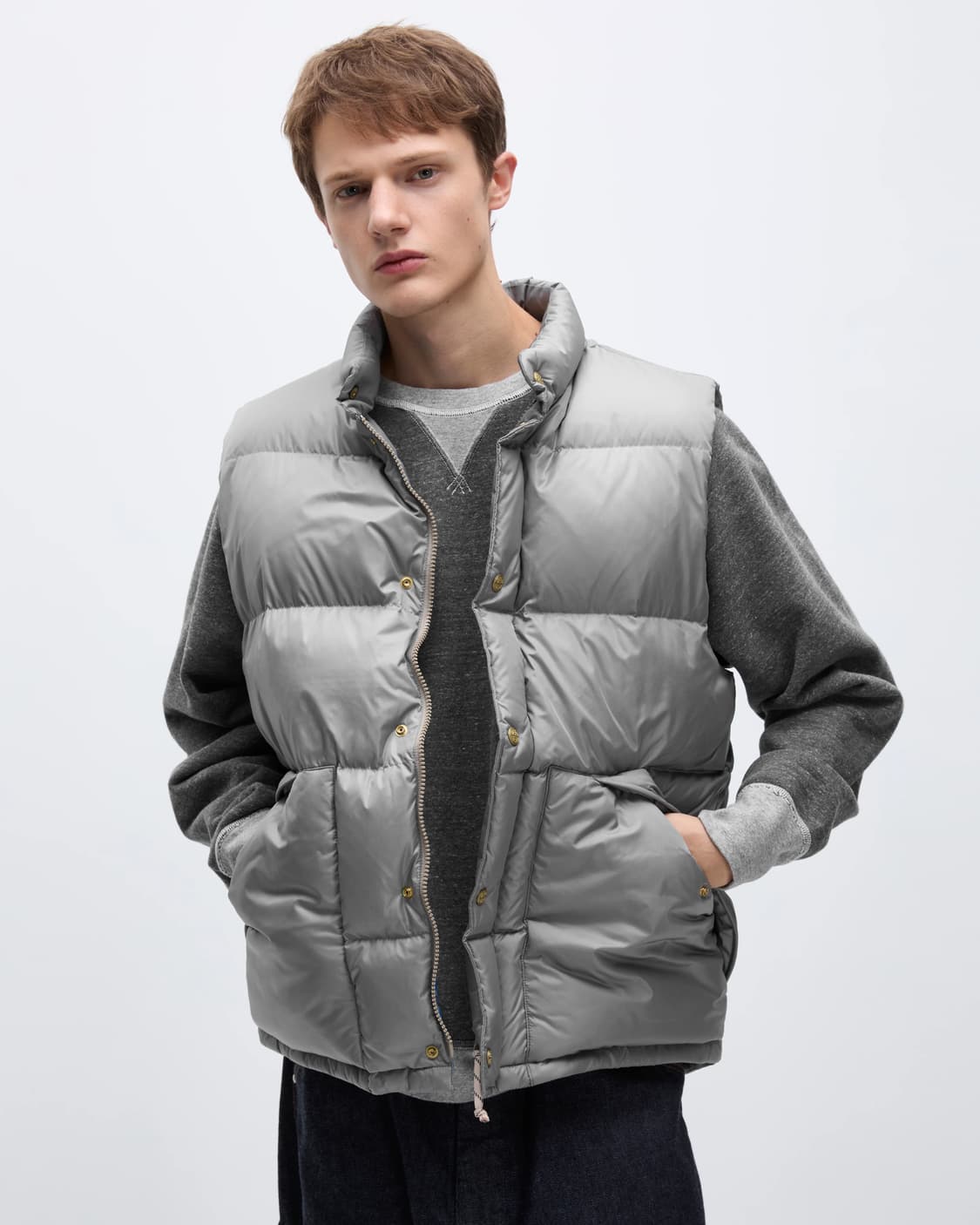 카키스 다운 베스트 그레이 4(xl) 상품이미지1