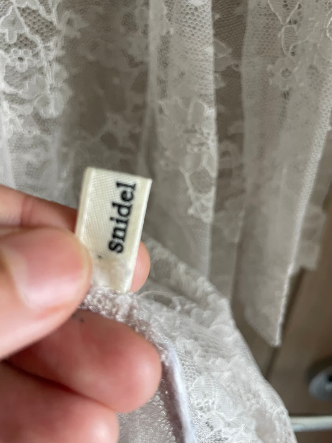 스나이델 모리걸 페어리 뮤트 그레이 시스루 원피스 상품이미지3