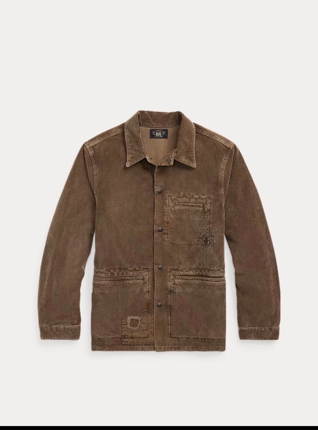 더블알엘 리페어 코듀로이 오버셔츠 m사이즈 상품이미지1