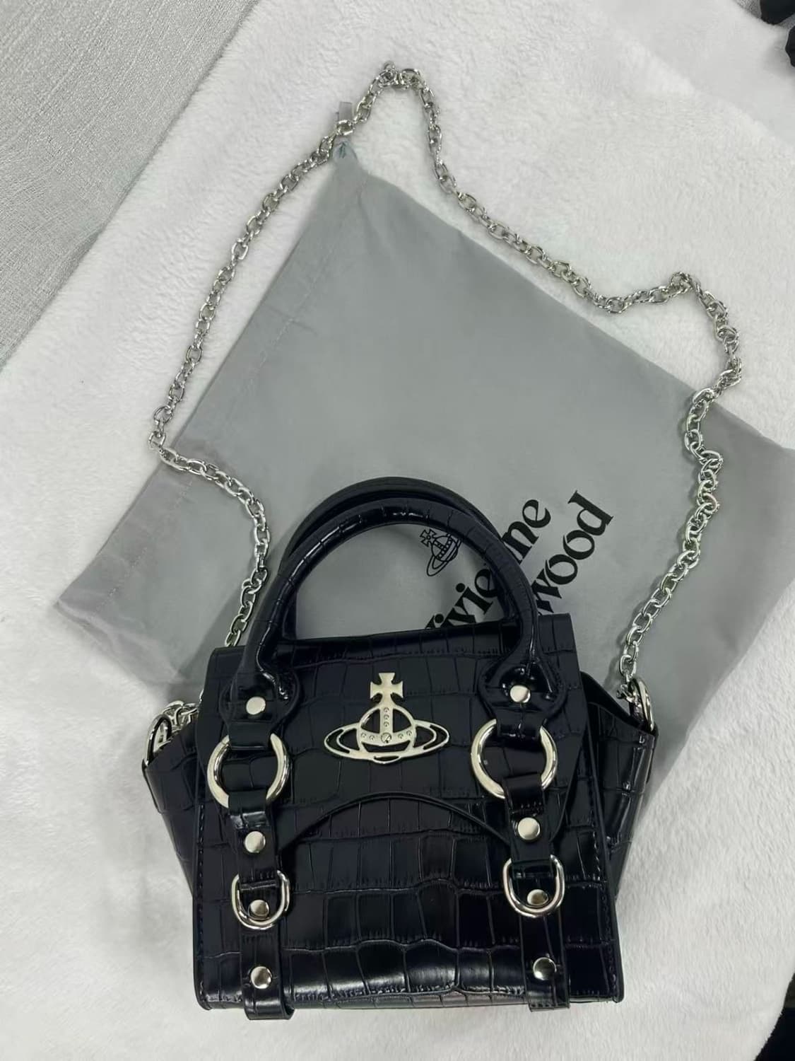 Vw croc leather bag 상품이미지2