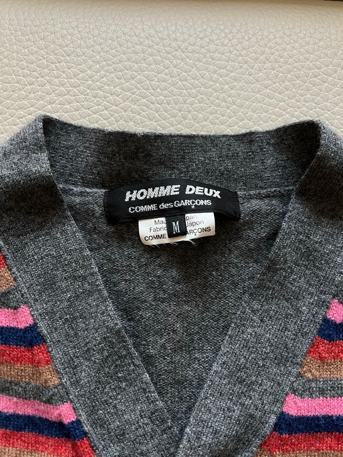 꼼데가르송 옴듀 울 가디건 상품이미지2