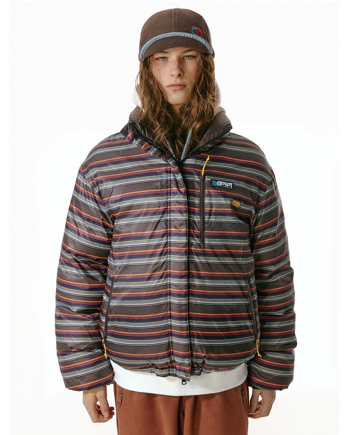 테켓 리버시블 패딩 S 상품이미지2