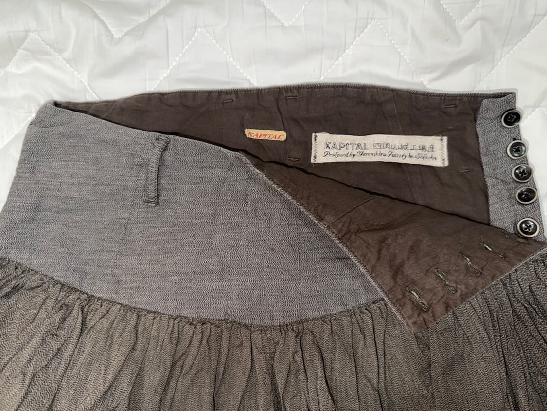 Kapital wide skirt pant / 캐피탈 가우초 팬츠 상품이미지1