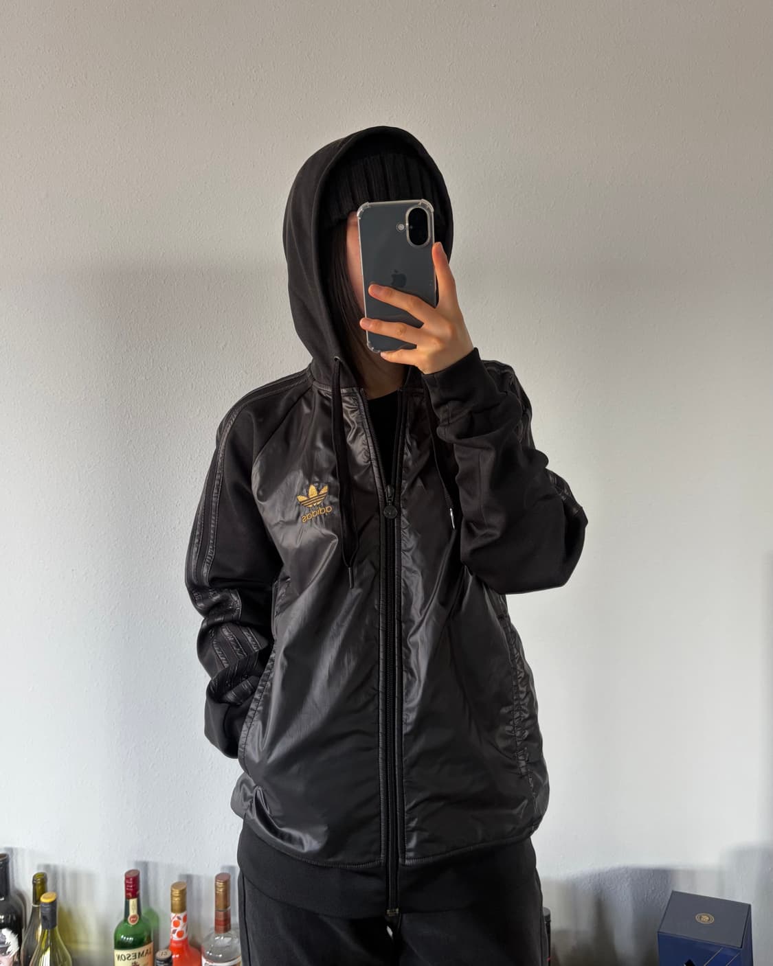 [L]아디다스 트레포일 후드 검골 트랙탑 져지 상품이미지1