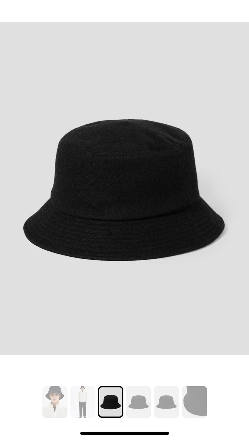 키지마 타카유키 울 버킷햇 상품이미지2