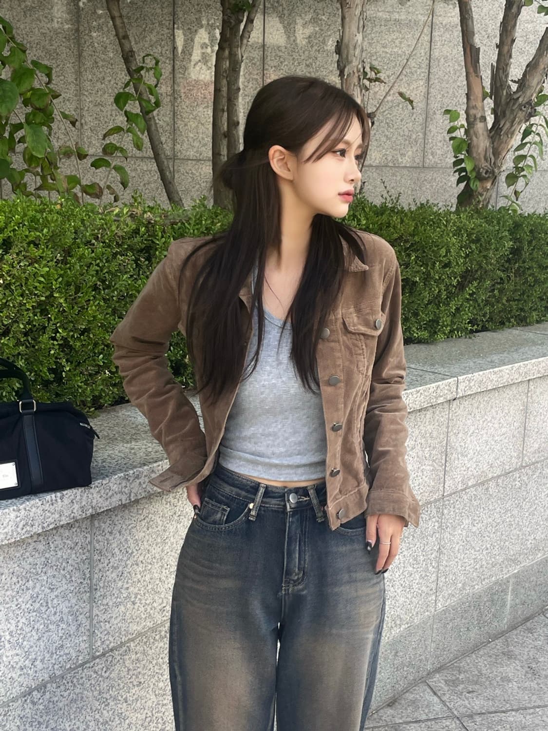 코듀로이 골덴크롭 자켓  상품이미지2