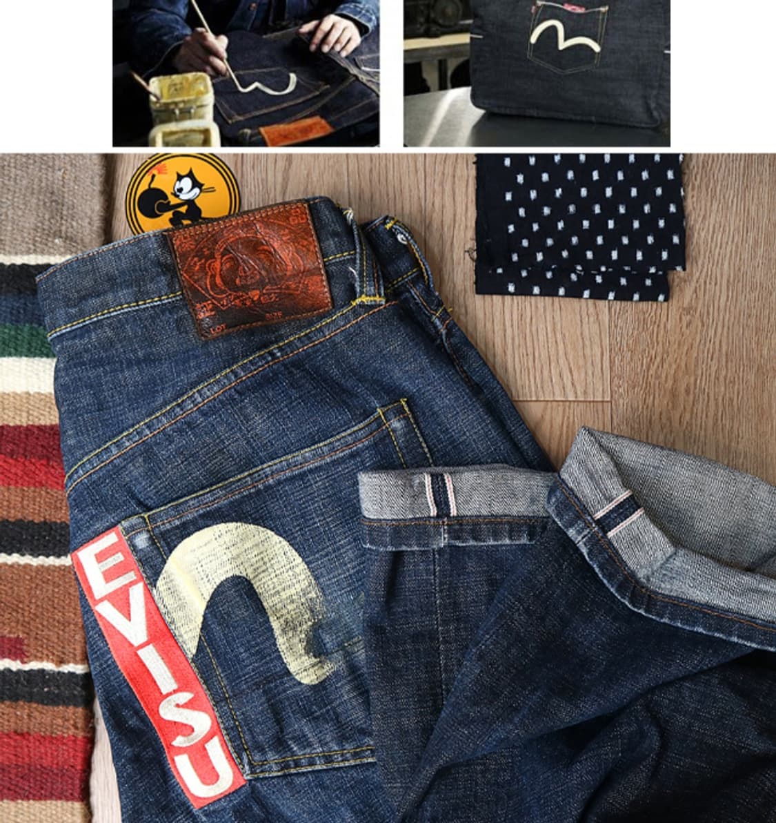 일본판 정품 EVISU 에비수 셀비지 데님 빅 레드텝
32-33 상품이미지1