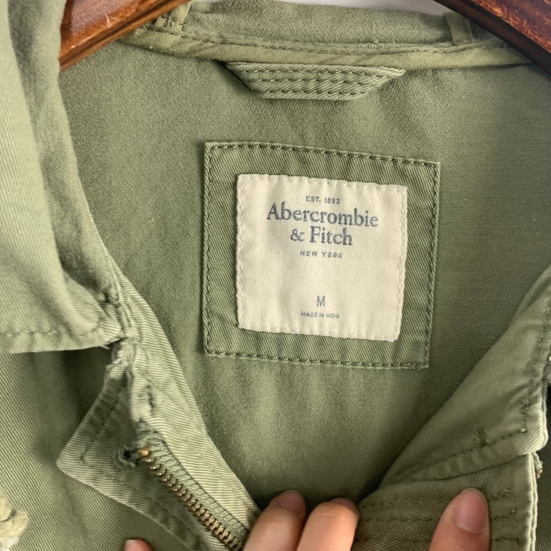 아베크롬비 카키 포켓 필드자켓 야상 상품이미지6