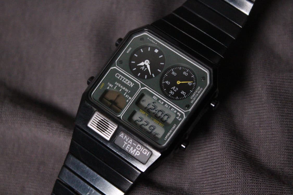 시티즌 X Tictac 아나디지템프 카키 상품이미지2