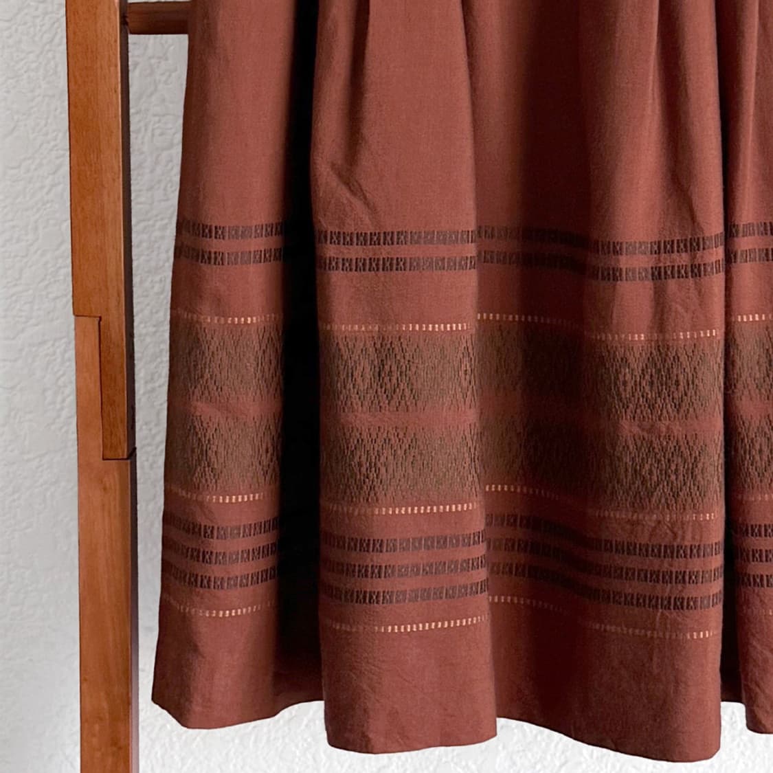 코티지 우드라인 버튼 스커트  상품이미지10