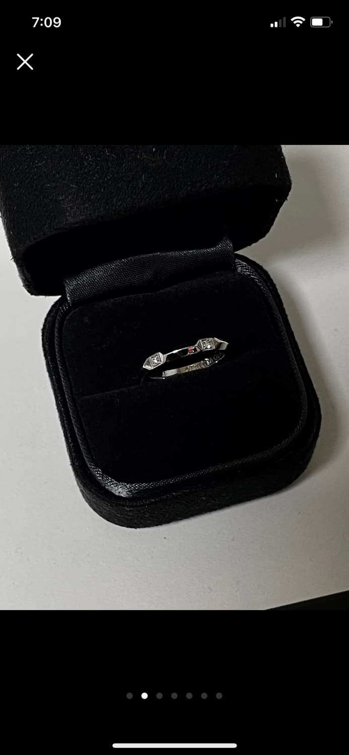 티파니 트루 밴드링 플래티늄 상품이미지2