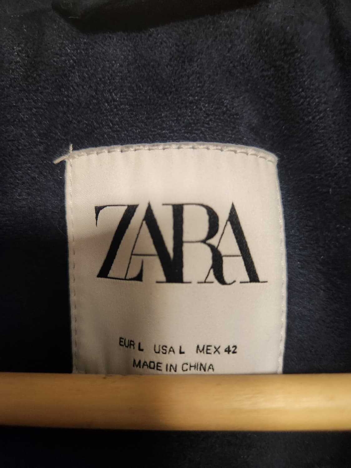 자라 스웨이드 누빔 자켓 퍼 탈부착 L 상품이미지2