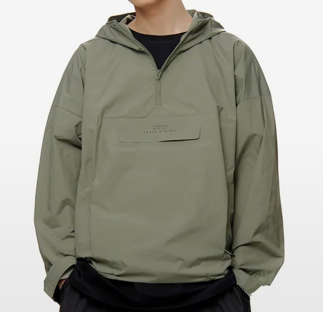 아디다스 M 테크 카키 아노락(L사이즈) 상품이미지2