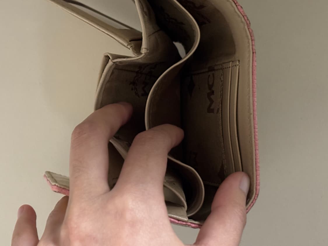 MCM 빈티지 핑크 지갑 상품이미지3