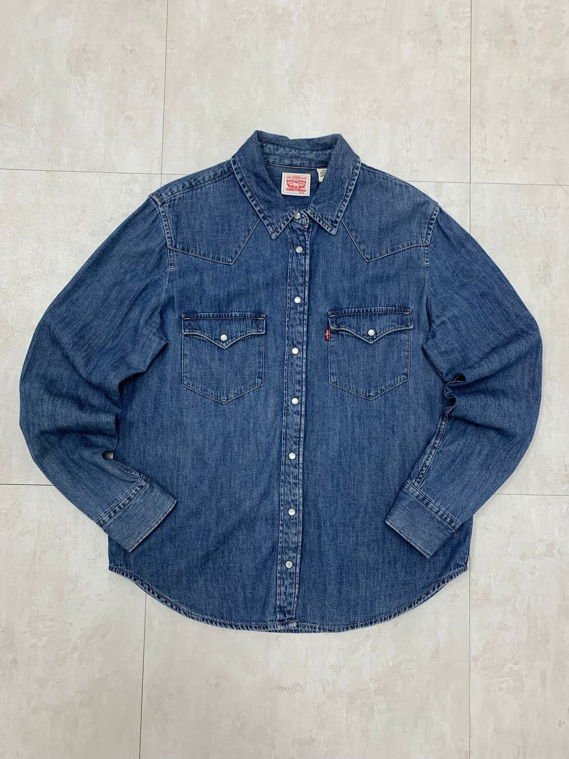 리바이스 데님 셔츠 #681 상품이미지1