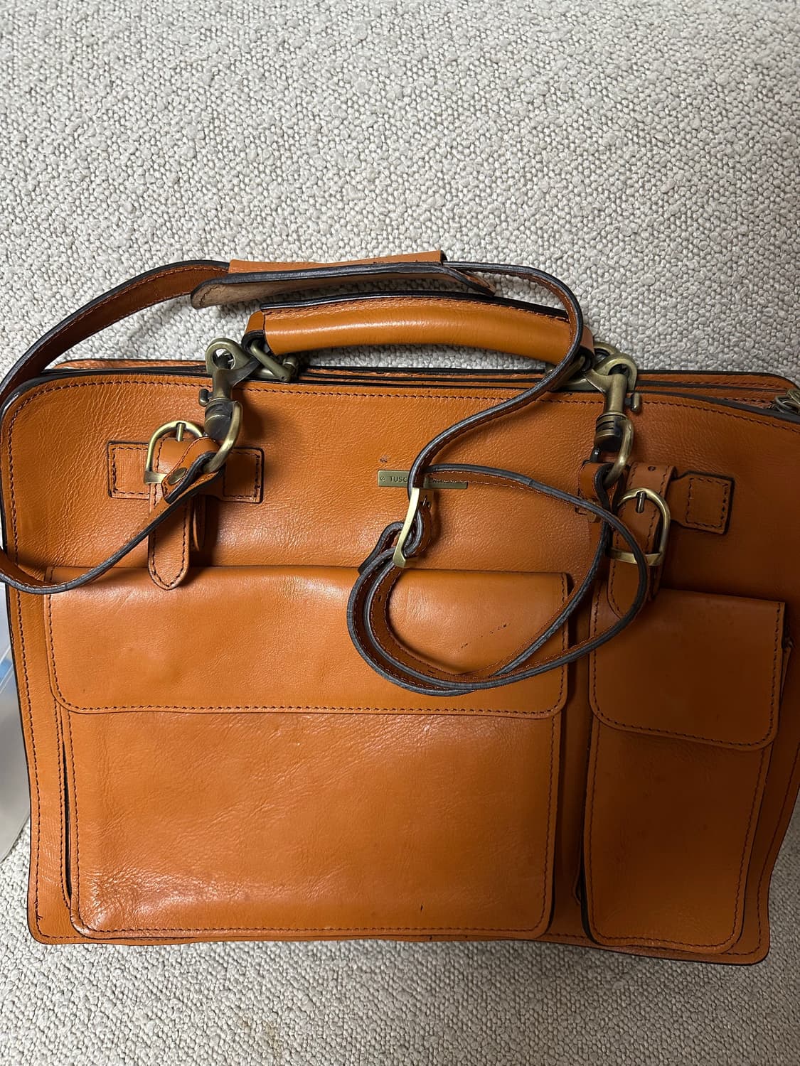 베라펠레 이태리 수제 가죽 서류 가방 팝니다 상품이미지1