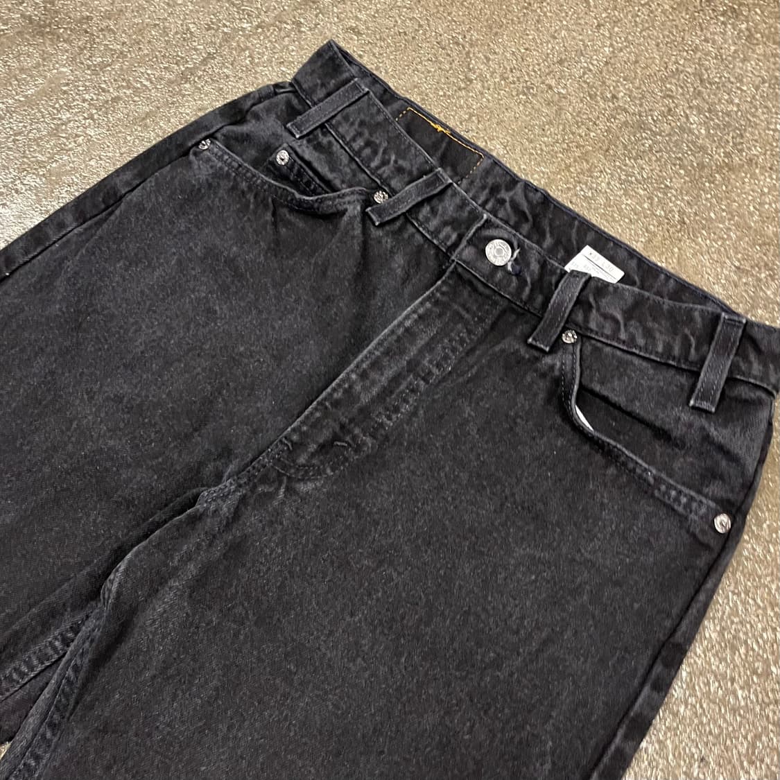 90s USA Levis550 오렌지탭 블랙진 (31“) 상품이미지4
