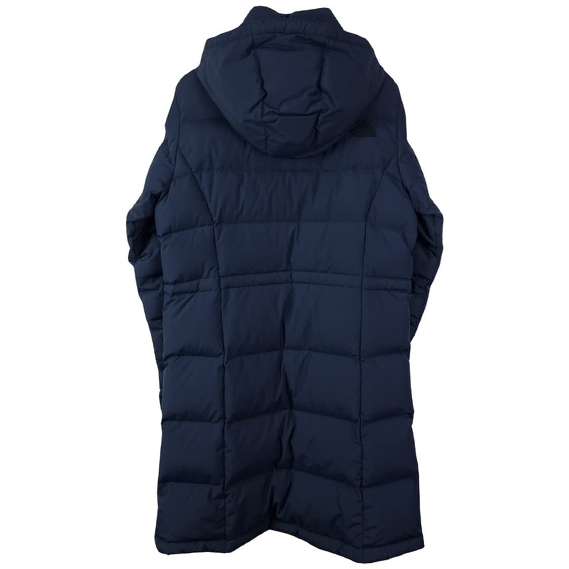 [노스페이스] 로고 자수 구스다운 롱 패딩 네이비 M18280 상품이미지3