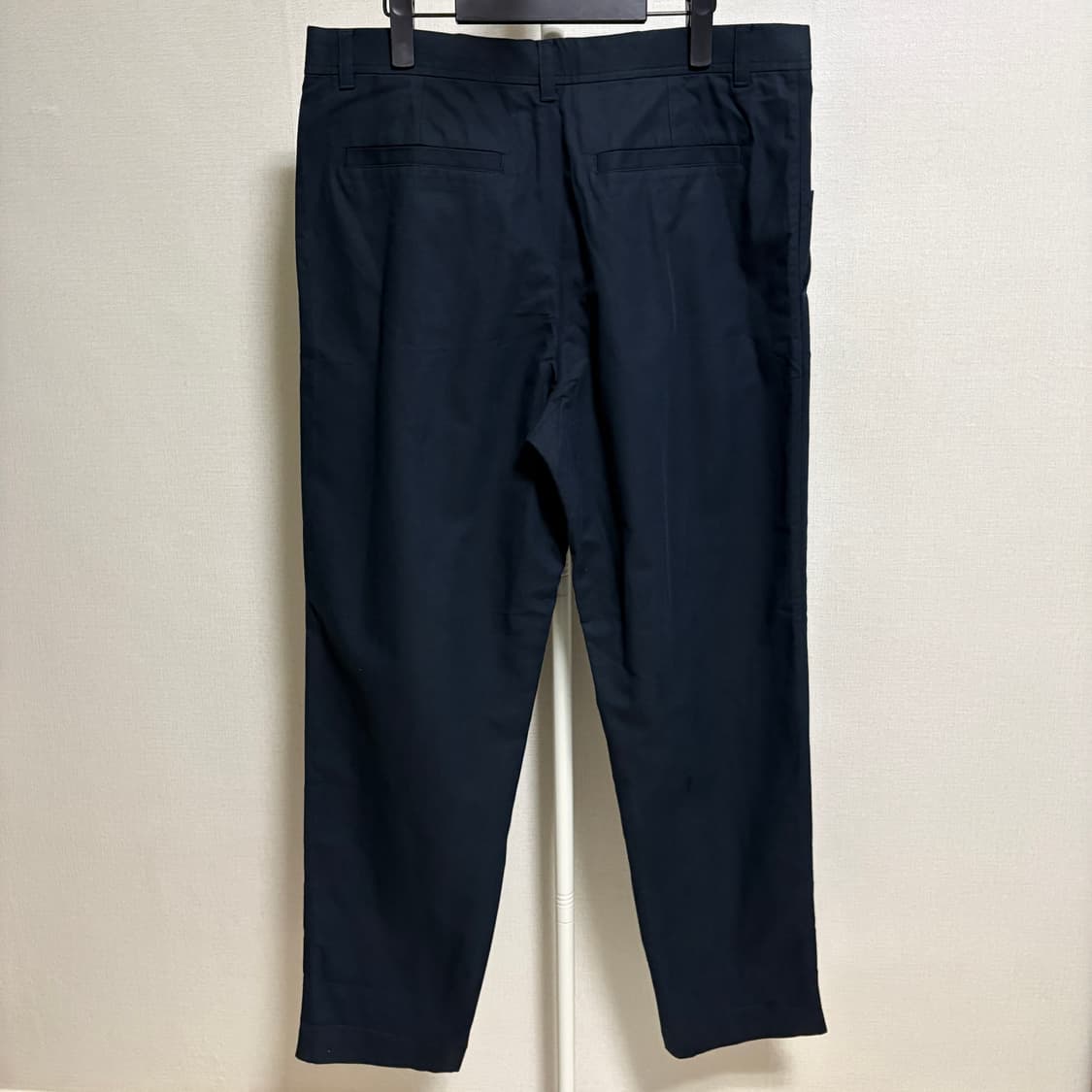(새제품) 코스 원턱 치노 팬츠 / 네이비, 52(34) 상품이미지7