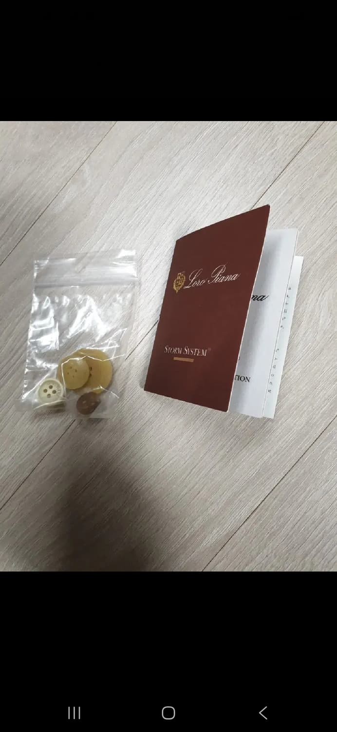 새상품) 로로피아나 남성 가을코트. 싸이즈 105 상품이미지6