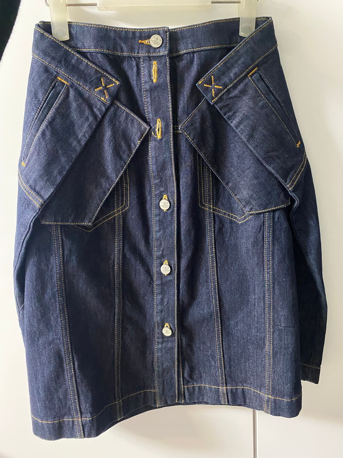 비비안웨스트우드 앵글로매니아 데님스커트 상품이미지1