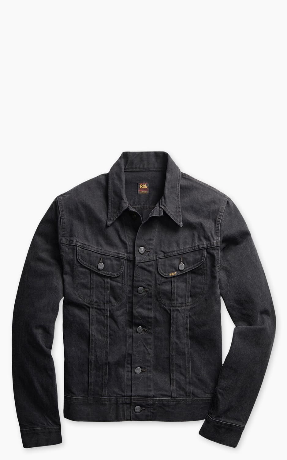 RRL 더블알엘 lot 261 트러커 데님자켓 블랙 S사이즈 신품 김우빈 상품이미지1