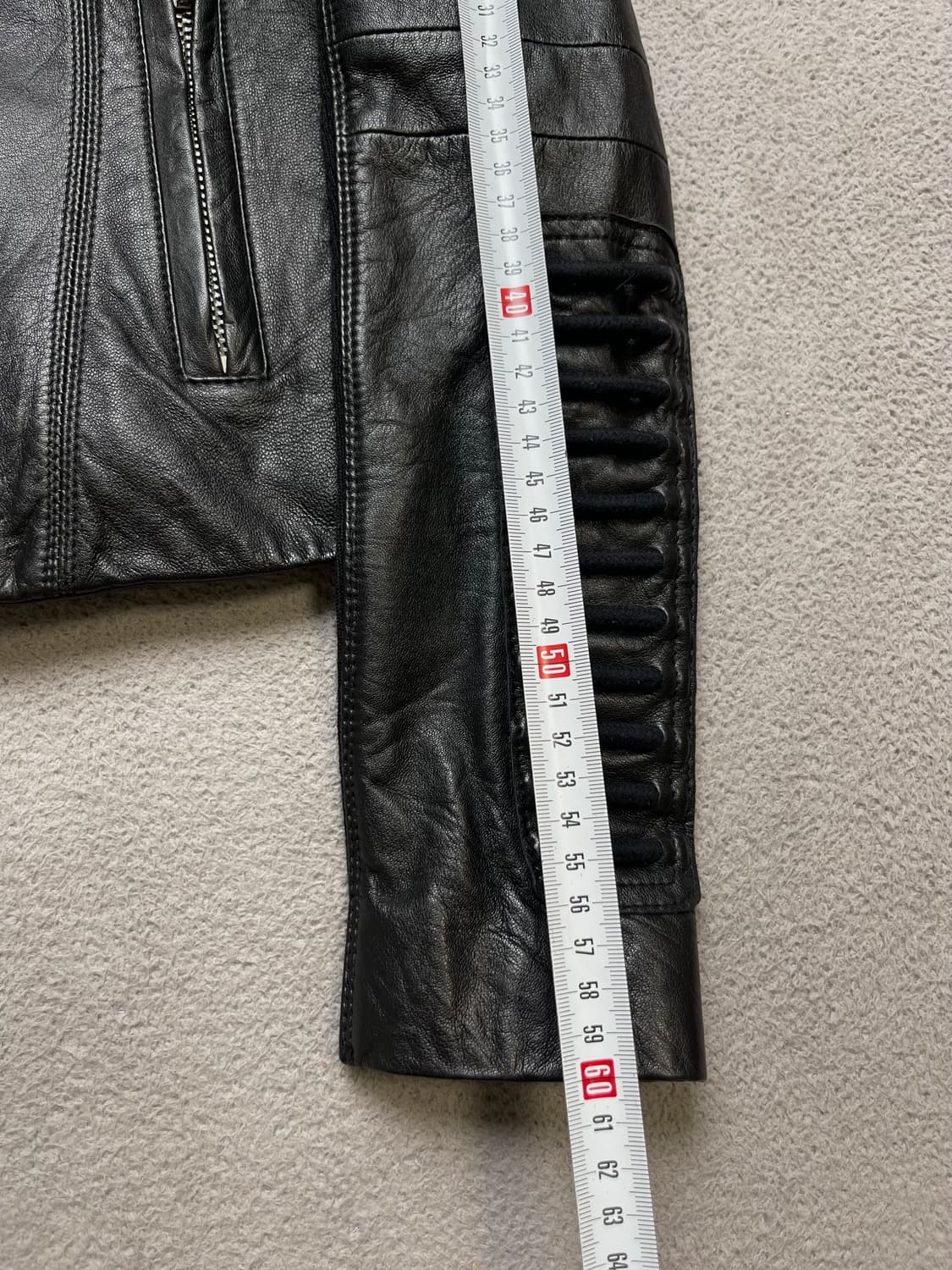 [s] 여성 하이넥 레더자켓 - 양가죽자켓 (릭오웬스 스타일) 상품이미지4