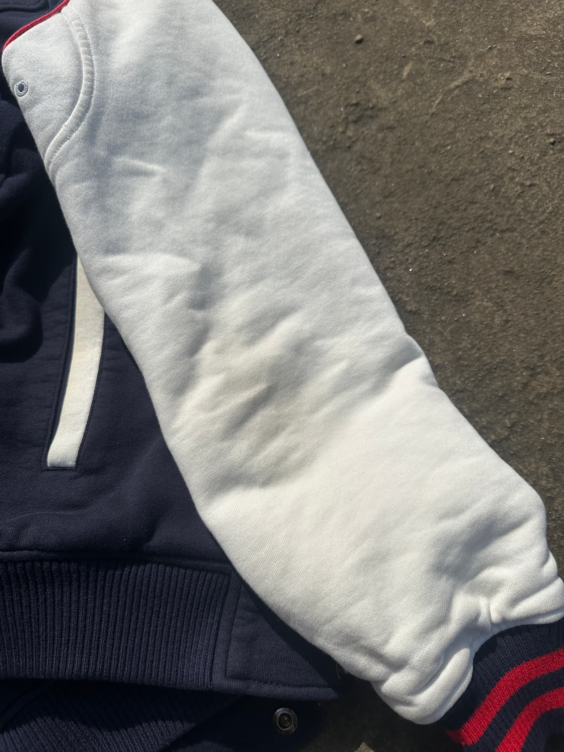 라코스테 네이비 베이스볼 바시티 자켓 상품이미지8