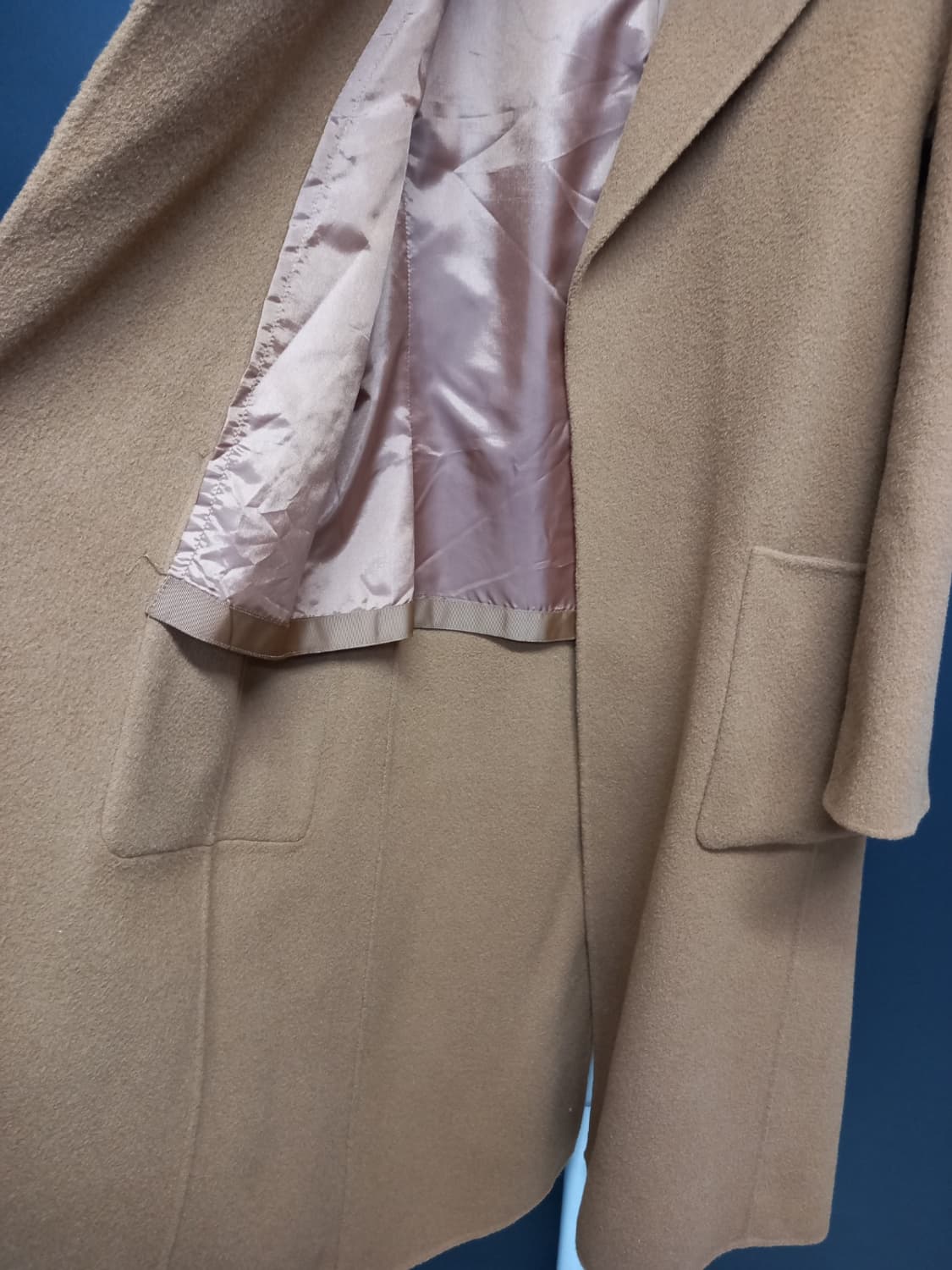 보브 춘추동 핸드메이드 로브형 맥시 롱 코트 55.44 상품이미지5