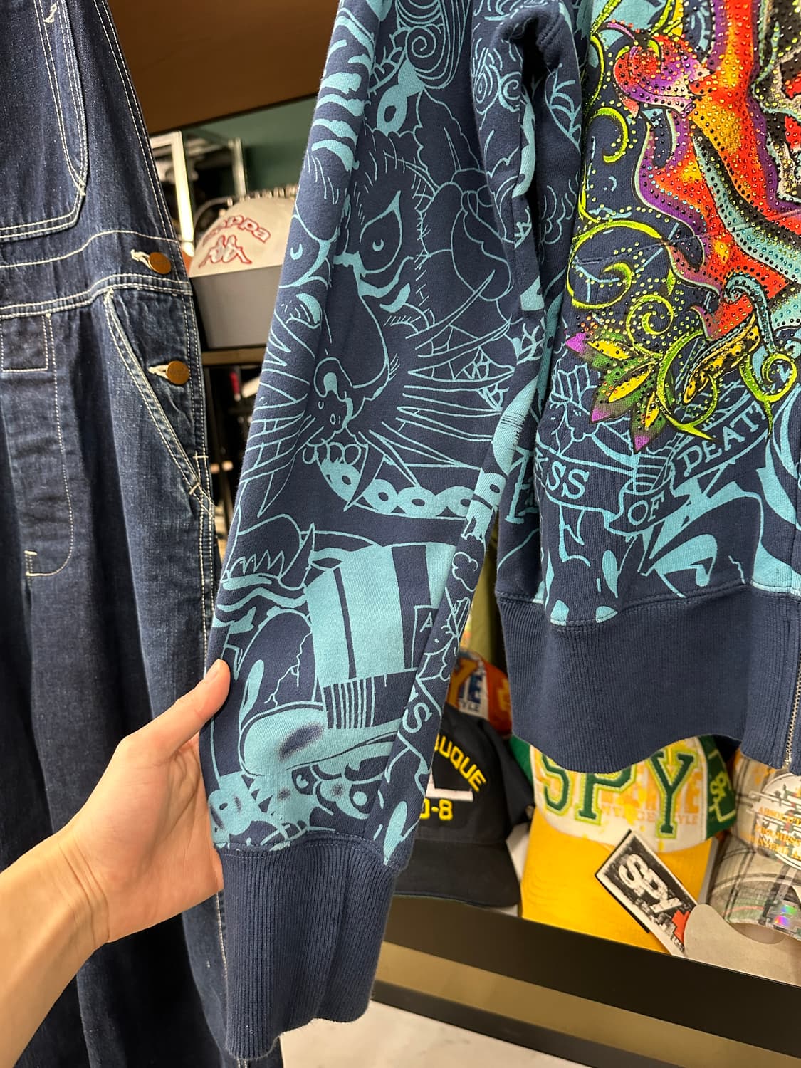 에드 하디) 후드집업 M 상품이미지3