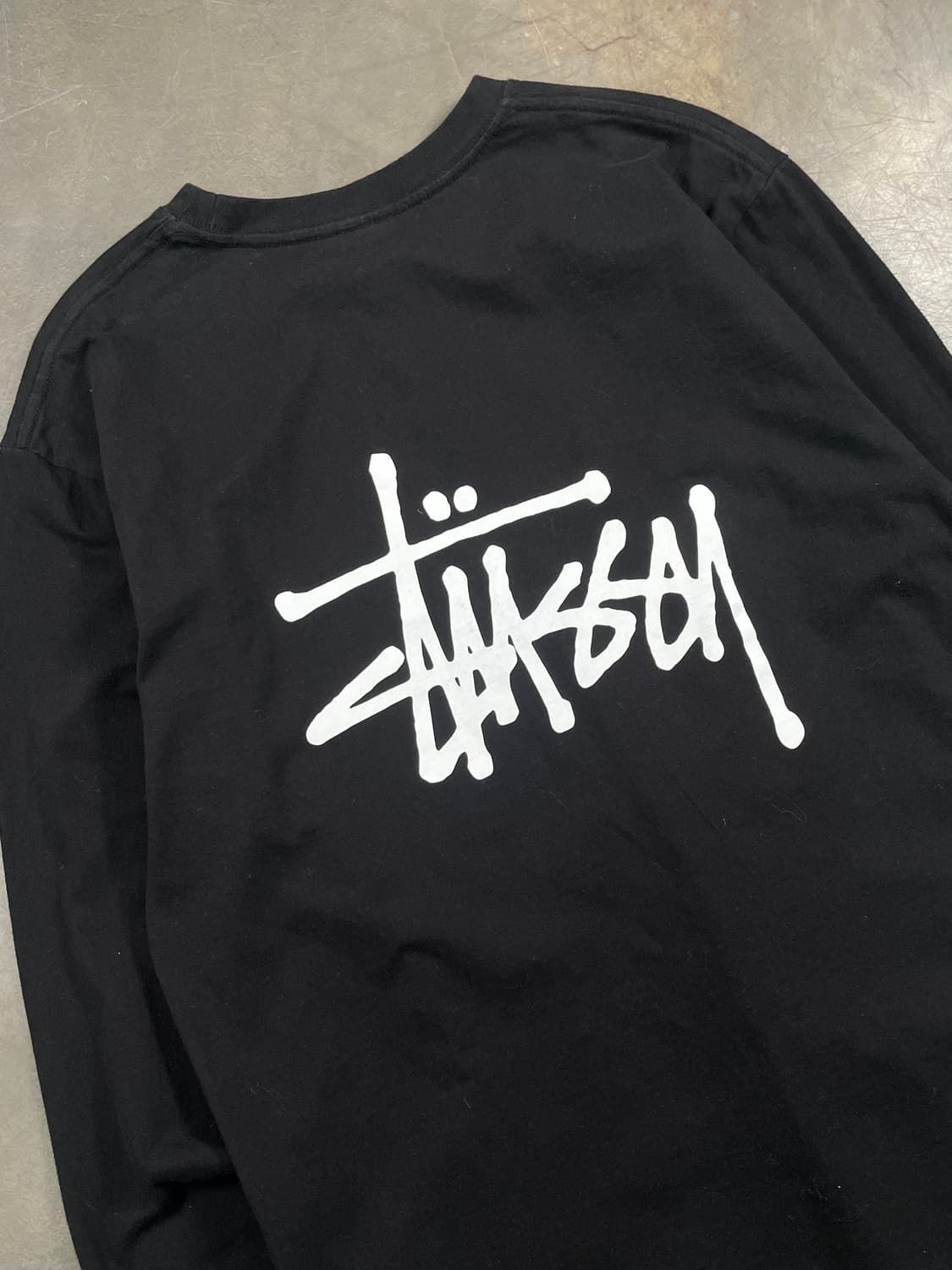 스투시 스탁로고 롱 슬리브 티셔츠 상품이미지2