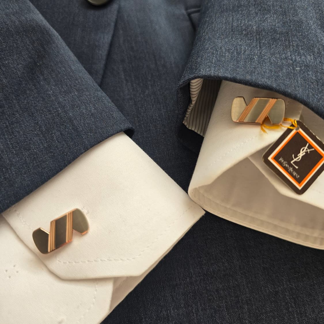 입생로랑 정품 명품 커프스 1.9cm  A+등급 J12
 상품이미지9